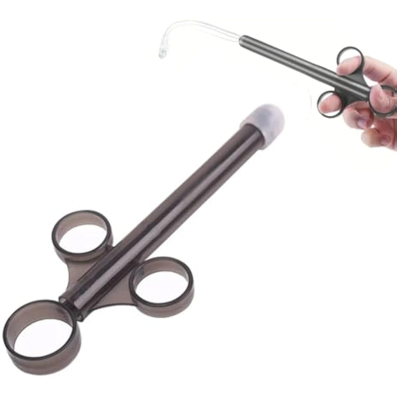 Anal Lube Applicator Adult Sex Toys For Couples, Sex Lube Injector Anal Ennma Syringe Injecter Lubricant Applicator, Reusable Silicone Lube Anal Vagnnal Lube Shooter Health Care For Men Women Couples