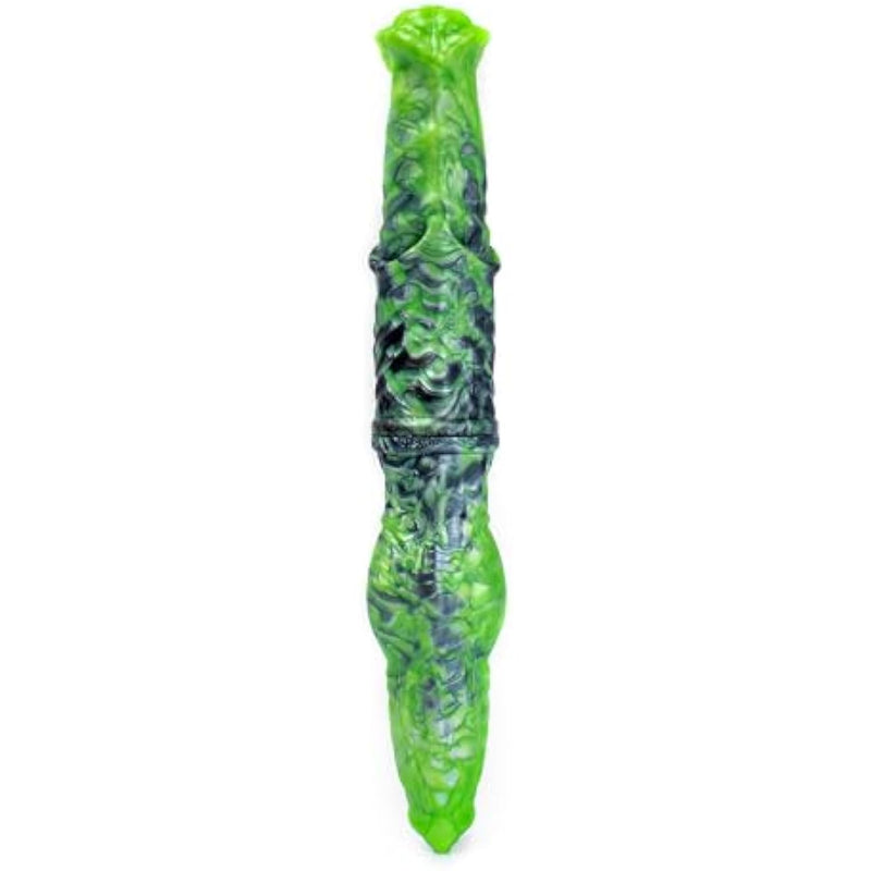 Dual Harmony Double-Ended Dildo- Silicone Horse&Wolfdog Design,Realistic Dual-Sided Dildo With Texture For Men Women,Fantasy Adult Sex Toys For Couples (D301-Lv-F)
