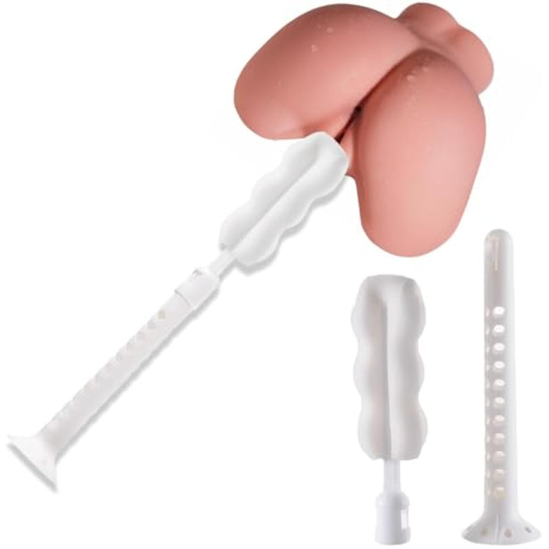 Male Tool Sex Doll Cleaning Care Cleaning Brush Male Jet Cup Masturbator Cleaning Utensils, Reusable Celebrity Cleaning Brush Ventilated Drying Rod, Adult Pocket Cat Pocket Pussy Sex Toy Care