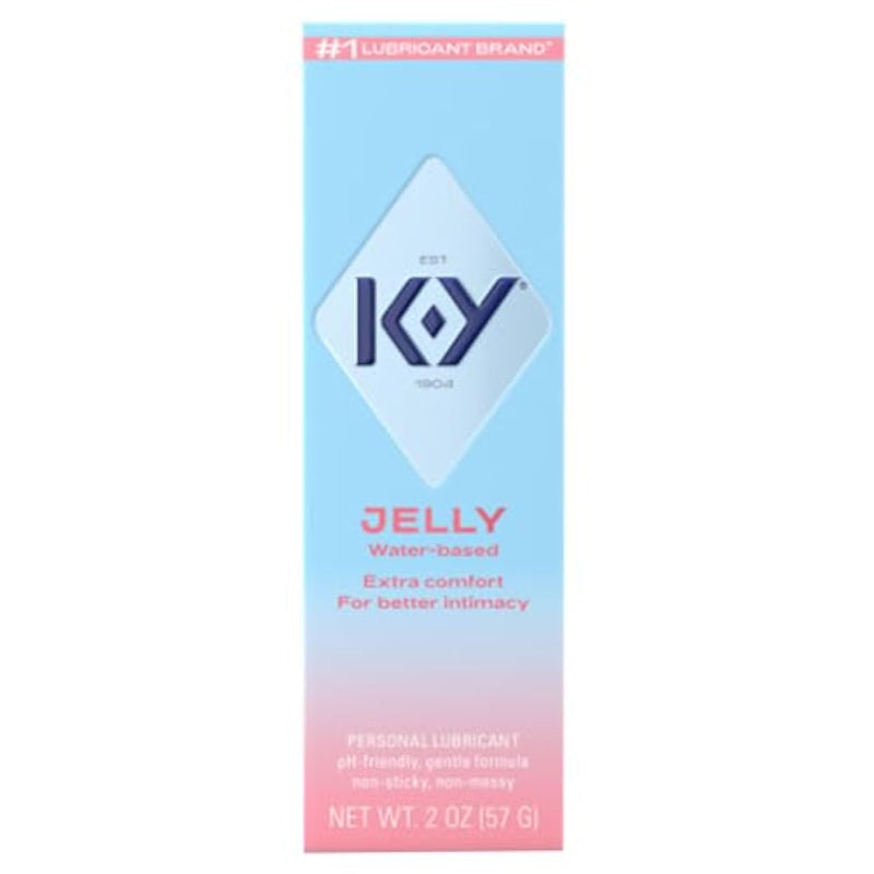 Water-Based Personal Lubricant for Women - Fragrance-Free, 2 Oz Blue Jelly