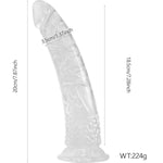 G Spot Realistic Jelly Dildo With Strong Suction Cup Flexible Penis Harness Compatible Anal Adult Sex Toys For Women Clear