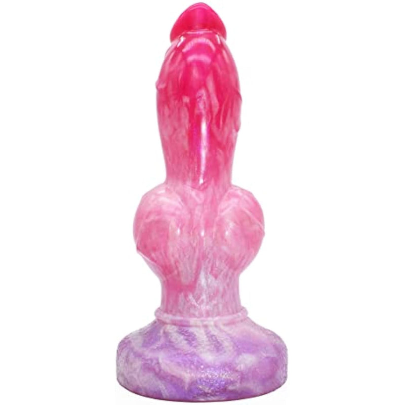 Silicone Wolf Dildo With Knot, Thick Anal Dildo Strong Suction Cup, Anal Sex Toy Plug, Fantasy G Spot Dragon Penis Adult Sex Toy For Women