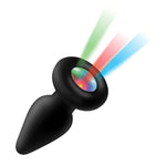 Light Up Silicone Anal Plug - Small