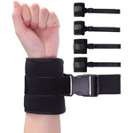 Medical Restraint Band?Ankle And Wrist Restraints For Seniors With Dementia,Bed Restraint With Adjustable Buckle For Queen Size Bed(4 Pcs)