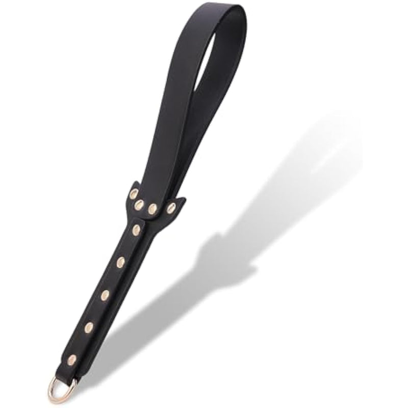 Slapper Spanking Paddle For Adults Sex Play, 11.4Inch Faux Leather Sexual Paddles Bdsm Set Tools