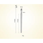 Urethral Sounds, Hollow Penis Plug With Greduated Scale Male Urethral Dilator Inserts Masturbation Rod Bladder Stimulation For Men, S