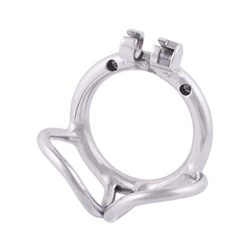 Male Chastity Cage Base Ring 304 Stainless Steel Cage Closed Ring With Scrotal Splitter H740 (1.57''/ 40Mm)
