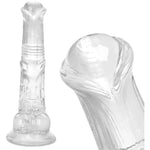 Realistic Dildos Animal Horse Penis With Suction Cup Butt Plug Anal Stretcher Prostate Massager G-Spot Stimulation For Beginners Men Women Couple (S)
