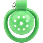 Male Chastity Device Tease Locked Cock Cage Penis Exercise For Men (Green)