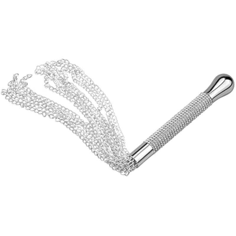 Sm Bdsm Metal Diamond Handle Chain Whip Flogger Flirting Fantasy Fetish Hand Paddle Flirting Fantasy Sex Toys Fetish Hand Paddle Kinky Restraint Bondage Sex Role Play