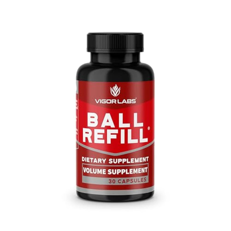 Ball Refill By Semen Volumizer & Male Enhancement Supplement | Boost Sexual Drive & Libido | Improve Orgasms & Sexual Performance | Increase Semen Volume | 30 Capsules