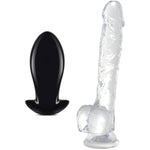 Soft Butt Plug (M) + 14 Inch Huge Realistic Dildo