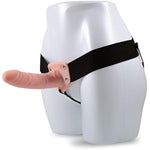 Dr. Skin 6 Inch Hollow Strap On Dildo & Elastic Waistband Harness, Sex Toy For Women, Sex Toy For Adults, Vanilla