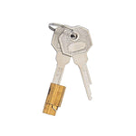 Chastity Cage Accessories - Copper Lock Core W/ 2 Keys For Cobra Series V2 V3 V4 Male Chastity Device, Stealth Lock Replacement