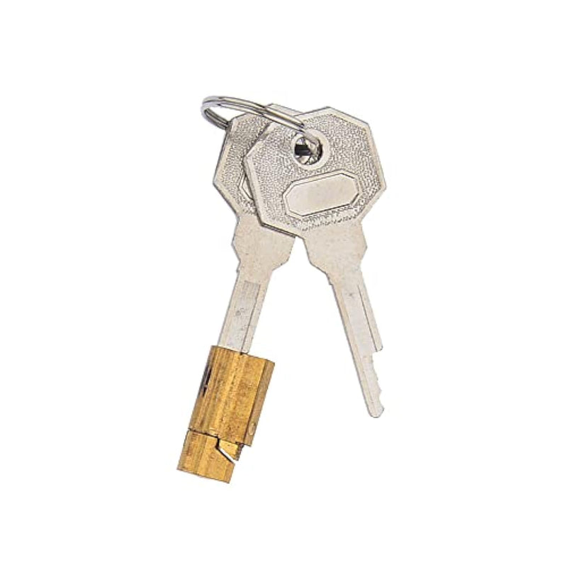 Chastity Cage Accessories - Copper Lock Core W/ 2 Keys For Cobra Series V2 V3 V4 Male Chastity Device, Stealth Lock Replacement