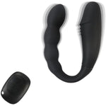 Double-Head Vibrator Clitoral Stimulator With 10 Vibration Modes, Bdsm Vibrating Double-Ended Anal Bead Butt Plug,G-Spot Anus-Vaginal Stimulation Sex Toys For Women Men Couples Pleasure