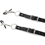 Clitoral Nipple Cliplabia Spreader Clamps Sex Adjustable Bdsm Restraints Clamps For Sex Pleasure Women Sm Adult Sex Clamps Couple Flirting Toy Black