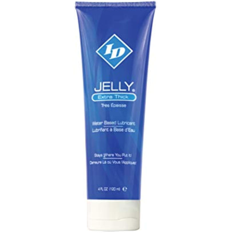 Water Based Personal Lubricant Gel, Made In Usa By Id Lubricants For A Thicker Lube That Stays Where You Put It, For Men And Women, Ultra Gel Premium Jelly, Travel Tube, 4 Fl Oz