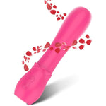 Clitoral G Spot Vibrator With 8 Vibration Modes, Powerful Soft Silicone Dildo Massager Vibrators For Anal Stimulation, Rose Sex Toys For Women