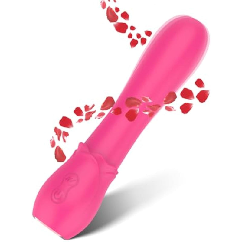 Clitoral G Spot Vibrator With 8 Vibration Modes, Powerful Soft Silicone Dildo Massager Vibrators For Anal Stimulation, Rose Sex Toys For Women