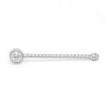 Short Stainless Steel Urethral Sounds Metal Penis Plug With Multi Beads Dilator Masturbation Rod Stimulation For Men Urethral Plug Exercise Expanding Massage(10Mm)