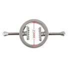 Nipple Clip Clamps For Women Men Circular Body Clamp Adjustable Weight Metal Nipple Clamps Non-Piercing Metal Stimulator Nipple Clips Body Jewelry