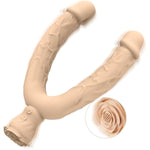 Dual Dildo Vibrator Sex Toys,G Spot Vibrators With 10 Vibration Modes,10.23''Double Sided Long Penis For Lesbian Women Play