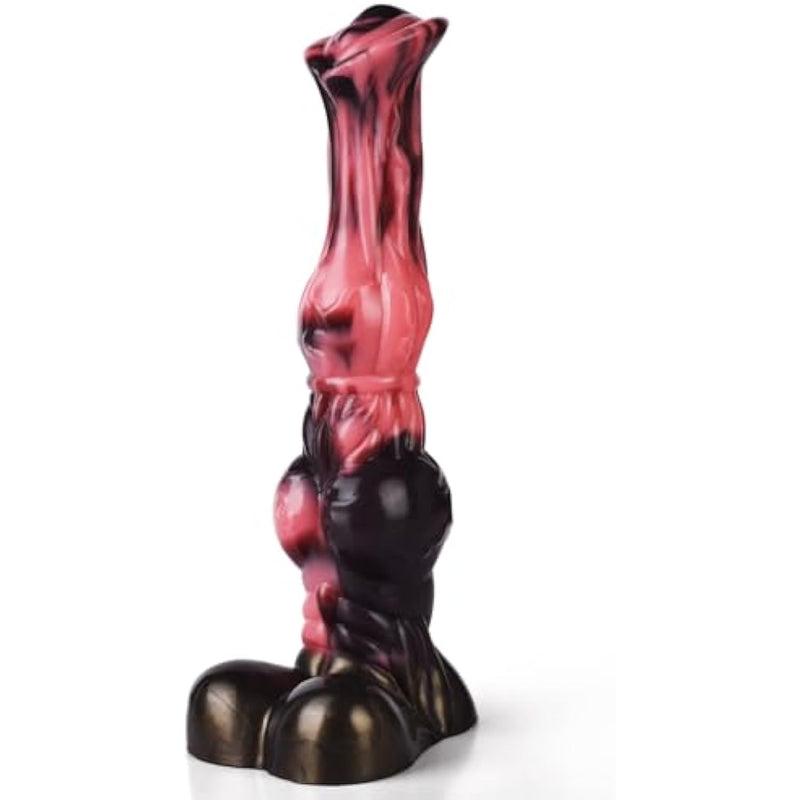 Realistic Horse Dildo Silicone Huge Monster Fantasy Animal Knotted Dildos Lifelike Texture With Thick Knot Dildo Giant Long Sex Toys 10 In Suitable For Adult Female Male Couples Anal Pulg G Spot