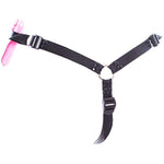 Vibrating Strap-On Dildo Wearable Panties Sm Harness With Realistic Silicone Dildo Couple Women Lesbian Sex Fun (Penis:Length:5.11 Inch;Diameter:1.41 Inch., Black)