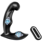 Prostate Massager Sex Toys Butt Plug Anal Vibrator Remote Control Dildo Vibrator With 10 Vibrating G Spot Clitoris Masturbator Stimulator For Women Men Couples (Black)