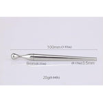 Stainless Steel Urethral Sound With Pink Gem Waterproof Urethral Dilator For Male Masturbation And Couple Play Solid Length (C—028)