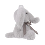 Elephant Plush Stuffed Animals For Kids, Soft Cute Plushies Toys For Baby Girl And Boy, Fluffy Elephant Blue 7.1 Inches