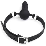 Dildo Mouth Gag Silicone Ball Gag Penis Mouth Gag Adjustable Strap Anal Masturbator Bdsm Sex Toy Mouth Gag Lips Woman Sm Extreme Sex Toy
