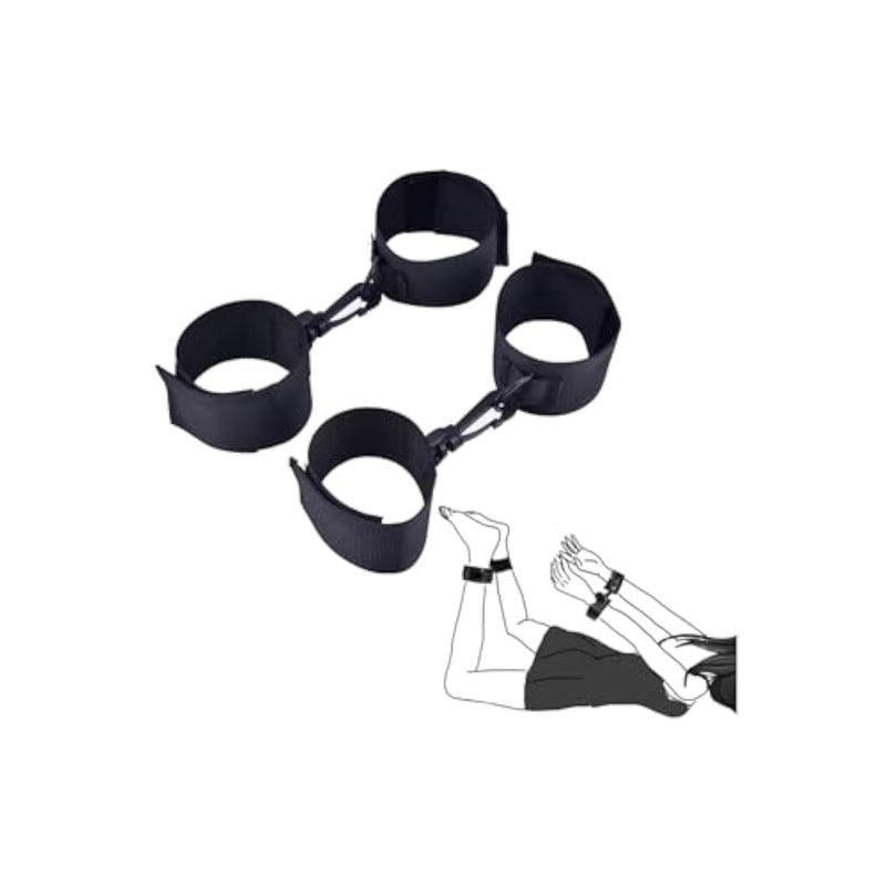 Bdsm Sex Bondage Restraints Thigh Harness For Women Handcuffs For Bedroom Sex Hand Cuff Bracelets, Sex Restraints Couple Fetish Bondage Strap Detachable Sm Kit For Couples Sex Erotic Games
