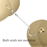 Stainless Steel Dual Head Butt Plug with Interchangeable Balls for Couples, Gay Men and Lesbians - Perfect Valentine's Day Gift