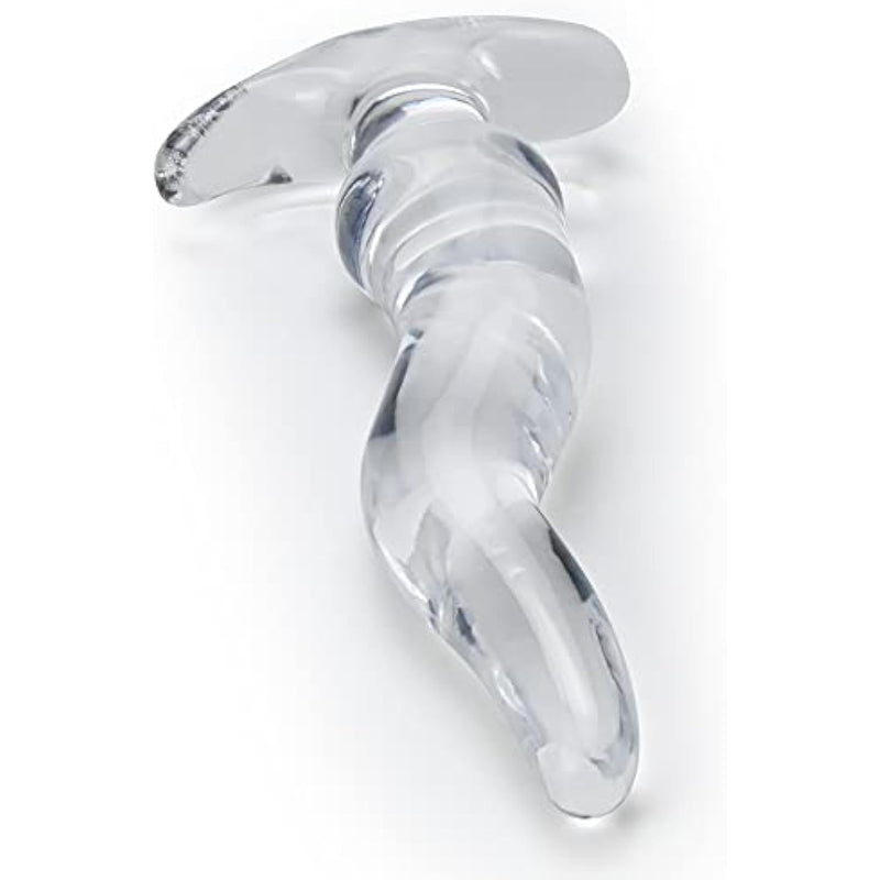 Anal Plug 11.9 Inch Clear Butt Plug, Wave Anal Dildo With Ergonomic Base, Clear Dildo For Prostate Massage And G-Spot Masturbation, Adult Sex Toys For Men And Women Long Time Wear (Xl)