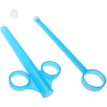 Lube Applicator Syringe With Silicone Cap - Personal Lubricant Shooter - Reusable & Durable - 2 Pack - Discreet Packaging