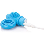 Charged Owow Vooom Mini Vibe – Blue Vibrating Cock Ring For Men – Reusable Penis Ring Vibrator, Couples Sex Toy, Enhances Pleasure & Erection – Waterproof Silicone –