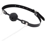Bondage Restraints Bdsm Sex Toys-Gag Silicone Mouth Gag With Nipple Clamps Sex Flirting Sex Toy Adjustable Ball Gag Silicone Ball Gag With Air Holes Erotic Fetish Extreme Sex Toy For Couple Women