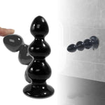 Large Flexible Tapered Anal Beads with Suction Cup for Beginners and Advanced Users