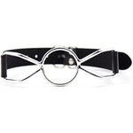 Sexy Sm Flirting Butterfly Mouth Ball Leather Mouth Gag Couple Open Mouth Gag Sex Toys(46Mm?