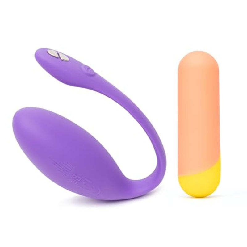 Jive Lite Purple Remote Control Wearable Egg Vibrator & Romp Riot Powerful Massage Bullet Vibrator - Couples Sex Toys Bundle