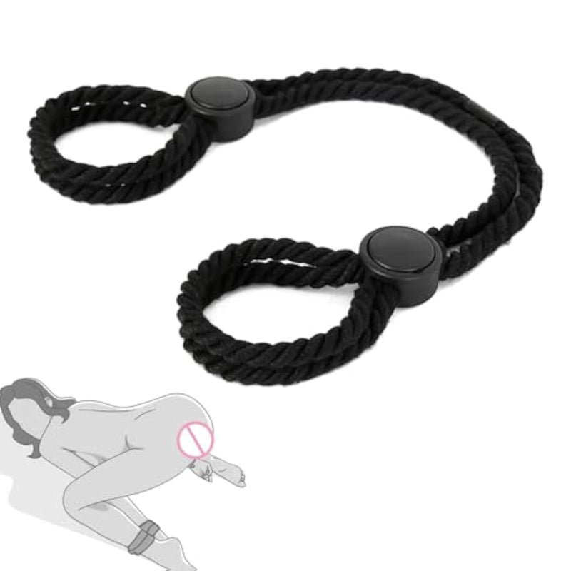 Bdsm Sex Restraints Adjustable Sexual Bondage Rope For Couples Sex Toy, Bed Bondage Strap Wrist & Leg Cuffs For Sm Games Play For Men Women
