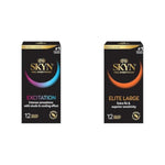 Excitation 12 Count Lubricated Condoms And Elite Large 12 Count Non-Latex Condoms