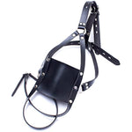 Y-Shape Restraint Leather Mouth Masks Sm Strap-On Mouth Gag Sm Breathable Bondage Ball Adult Fetish Sex Toys