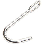 Anal Hook Restraint Bdsm Toys Smooth Metal Butt Plug Anal Plug Sm Anal Gay Sex Toys For Man And Woman Adult Flirting Games (Length:7 Inch/17.8 Cm, Silver)