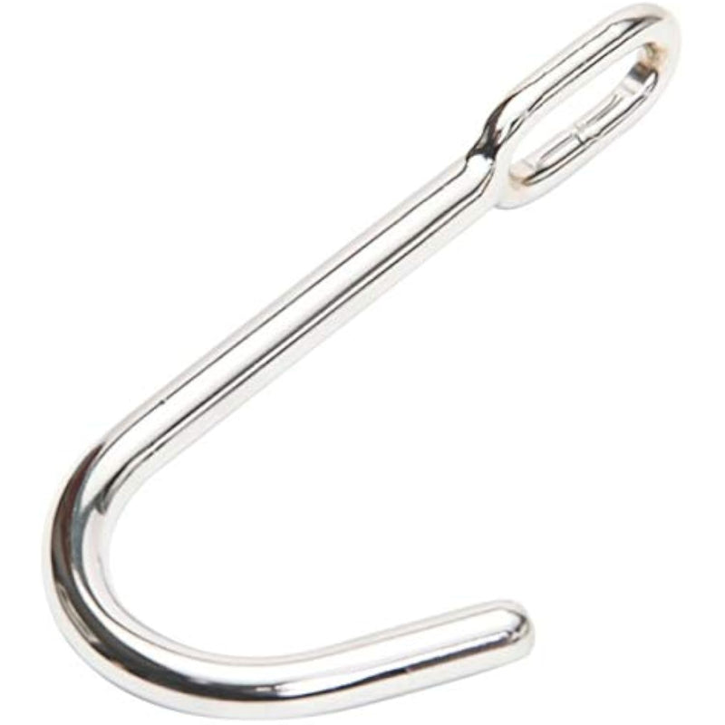 Anal Hook Restraint Bdsm Toys Smooth Metal Butt Plug Anal Plug Sm Anal Gay Sex Toys For Man And Woman Adult Flirting Games (Length:7 Inch/17.8 Cm, Silver)