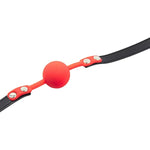 Red Mouth Ball Gag Harness Mouth Restraints Adult Products With Lock