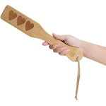 Bamboo Spanking Paddle For Adults, 12.5Inch Heart Paddle For Sex Play