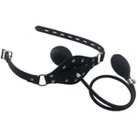 Mouth Gag Silicone Inflatable With Adjustable Elastic Belt,Bondage Gags With Locking For Adults Couples,Sex Toys Balls Bdsm Adult Restraints Kit